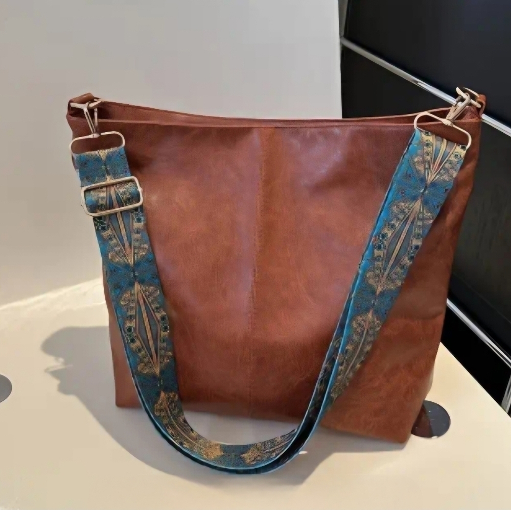 Vintage Large Capacity Hobo Bag - Retro Bohemian Shoulder Tote for Women…